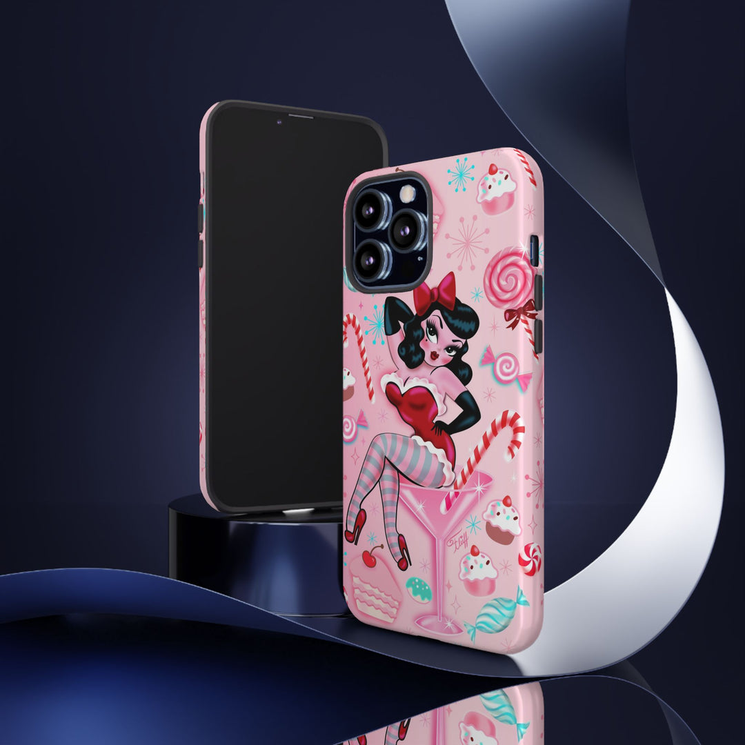 Candy Cane Martini Girl • Case Mate Galaxy S7 & S9 Slim Phone Case