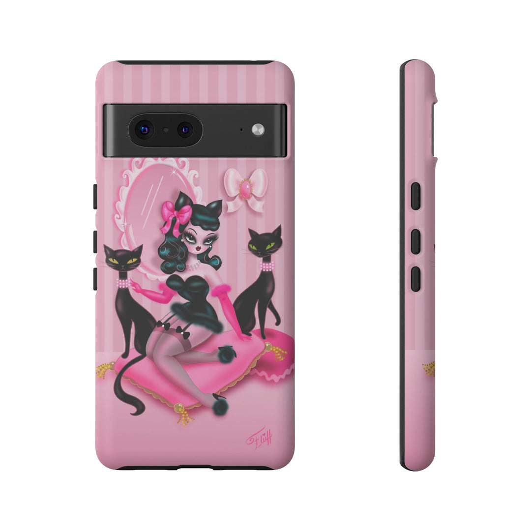 Kitten Boudoir Doll • Tough Phone Case