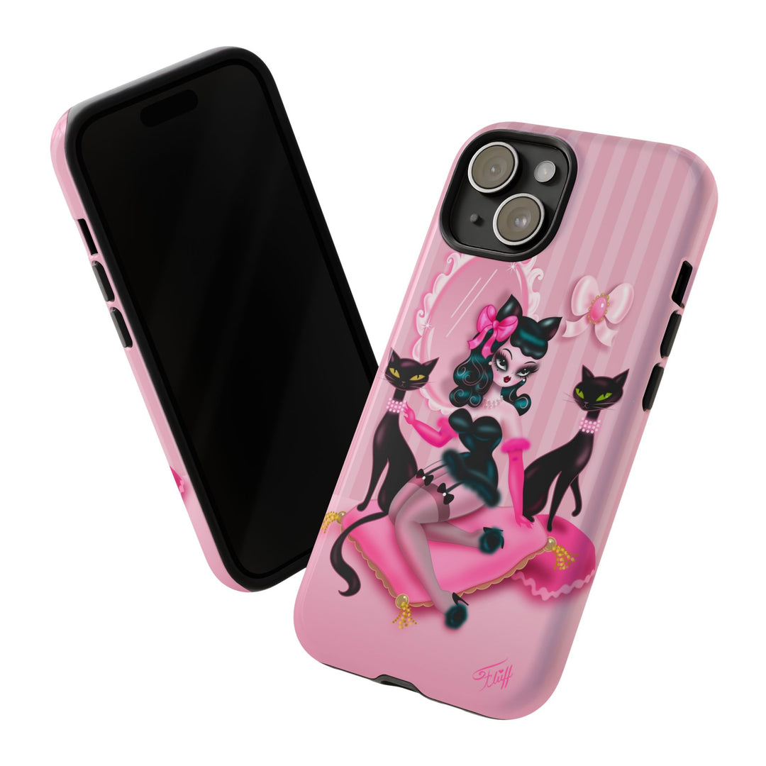 Kitten Boudoir Doll • Tough Phone Case