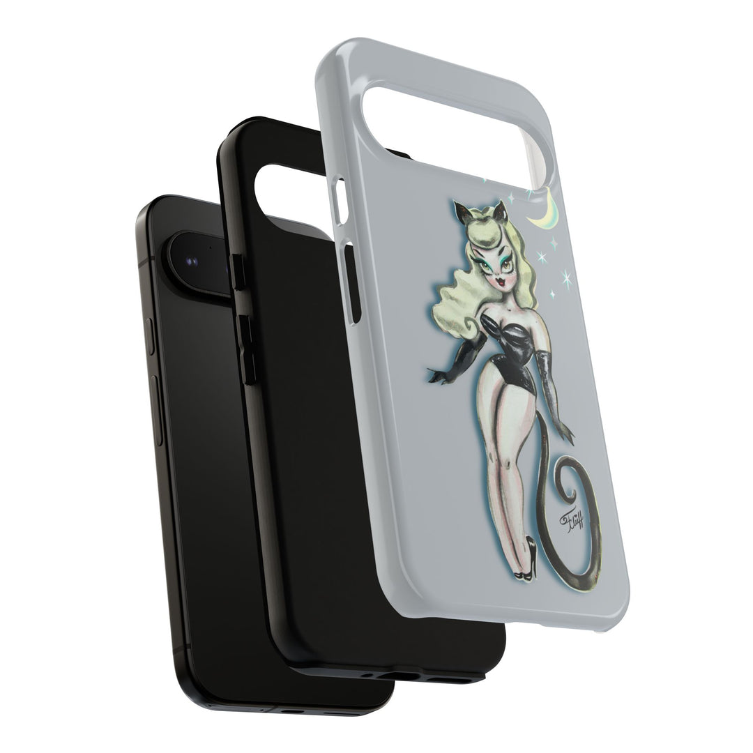Blonde Cat Girl • Tough Phone Case