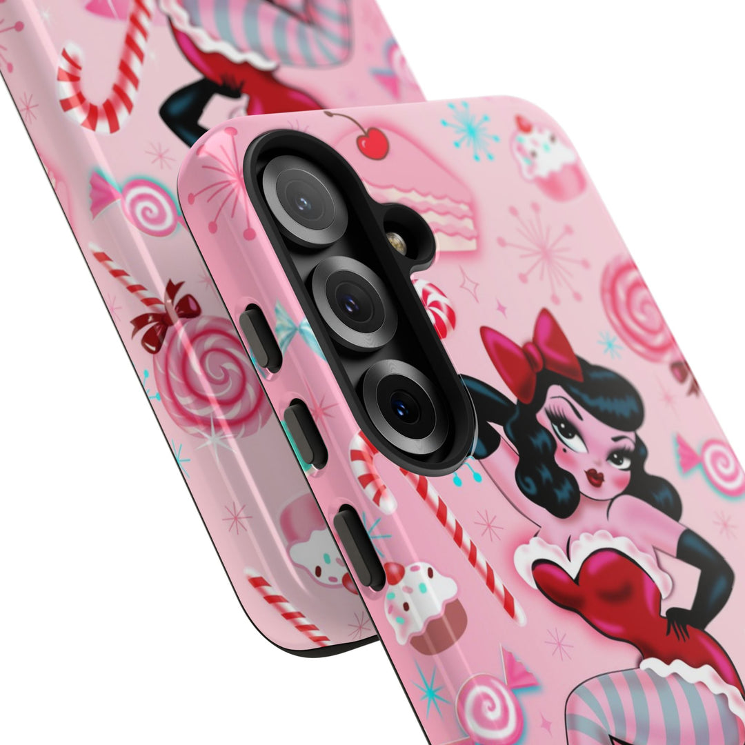 Candy Cane Martini Girl • Case Mate Galaxy S7 & S9 Slim Phone Case