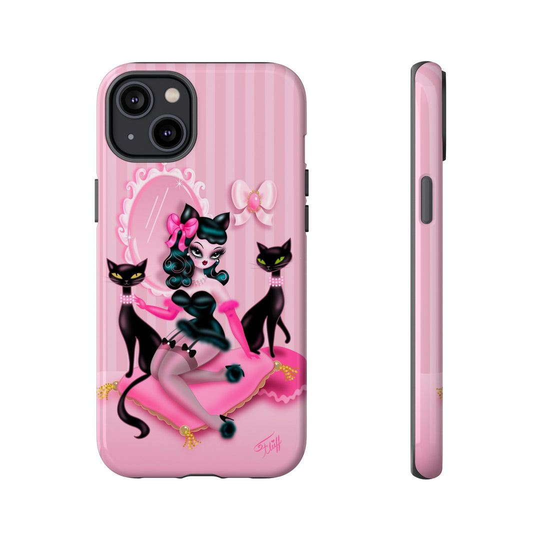 Kitten Boudoir Doll • Tough Phone Case