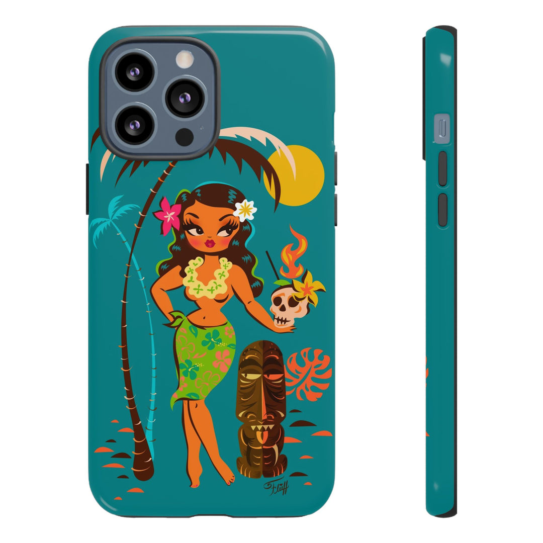 Tiki Temptress • With Skull Mug • Phone Case