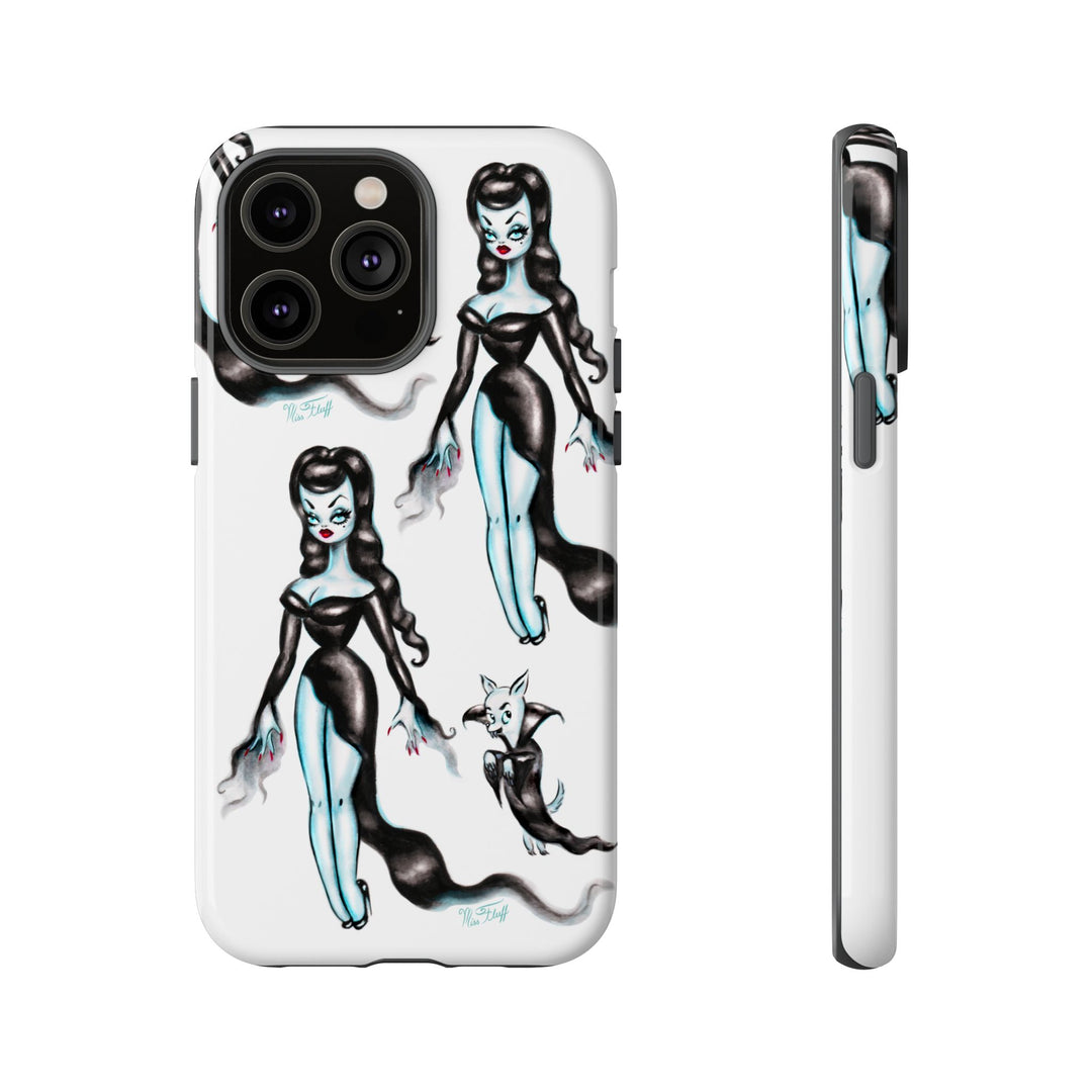Vampira with Nosferachi • Tough Phone Case