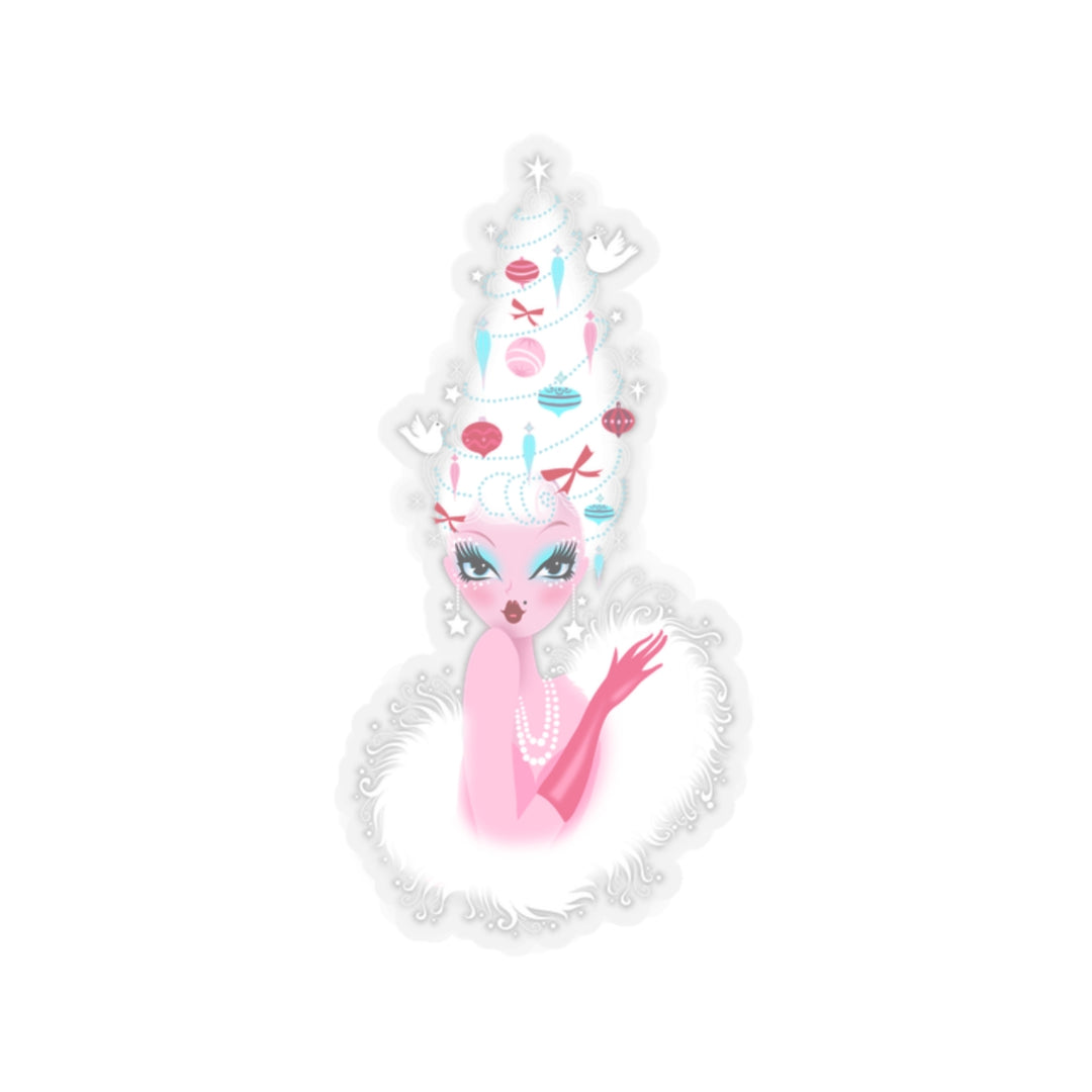 Christmas Coiffure • Kiss-Cut Sticker