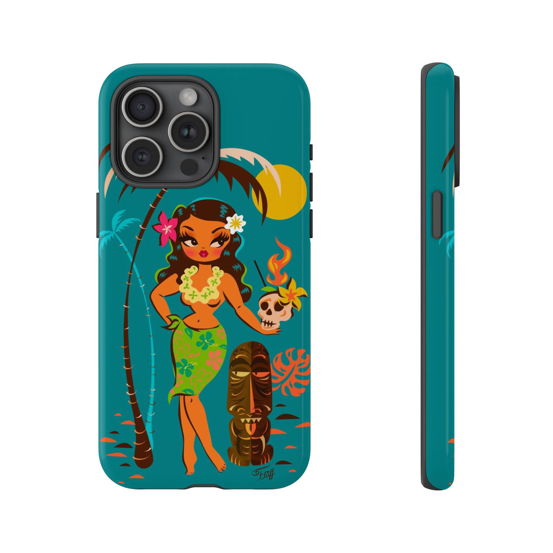 Tiki Temptress • With Skull Mug • Phone Case