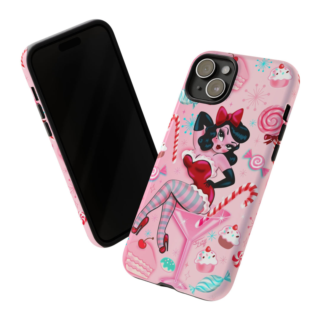 Candy Cane Martini Girl • Case Mate Galaxy S7 & S9 Slim Phone Case