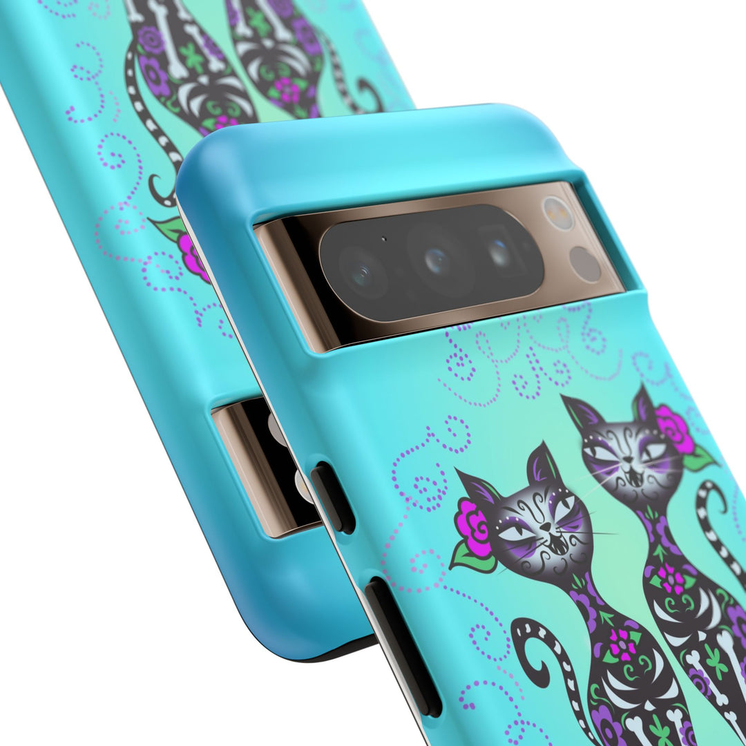 Sugar Skull Cats • Tough Phone Case