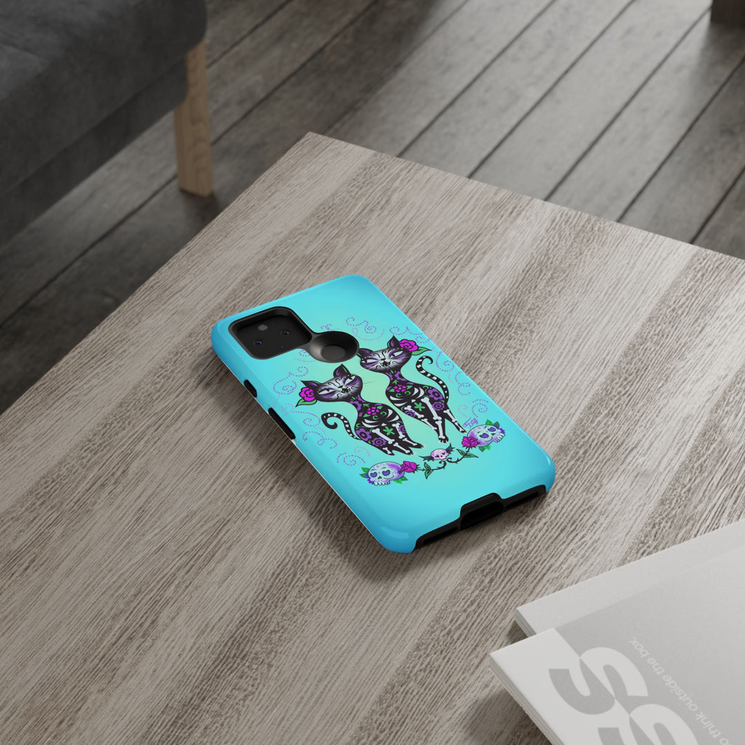 Sugar Skull Cats • Tough Phone Case