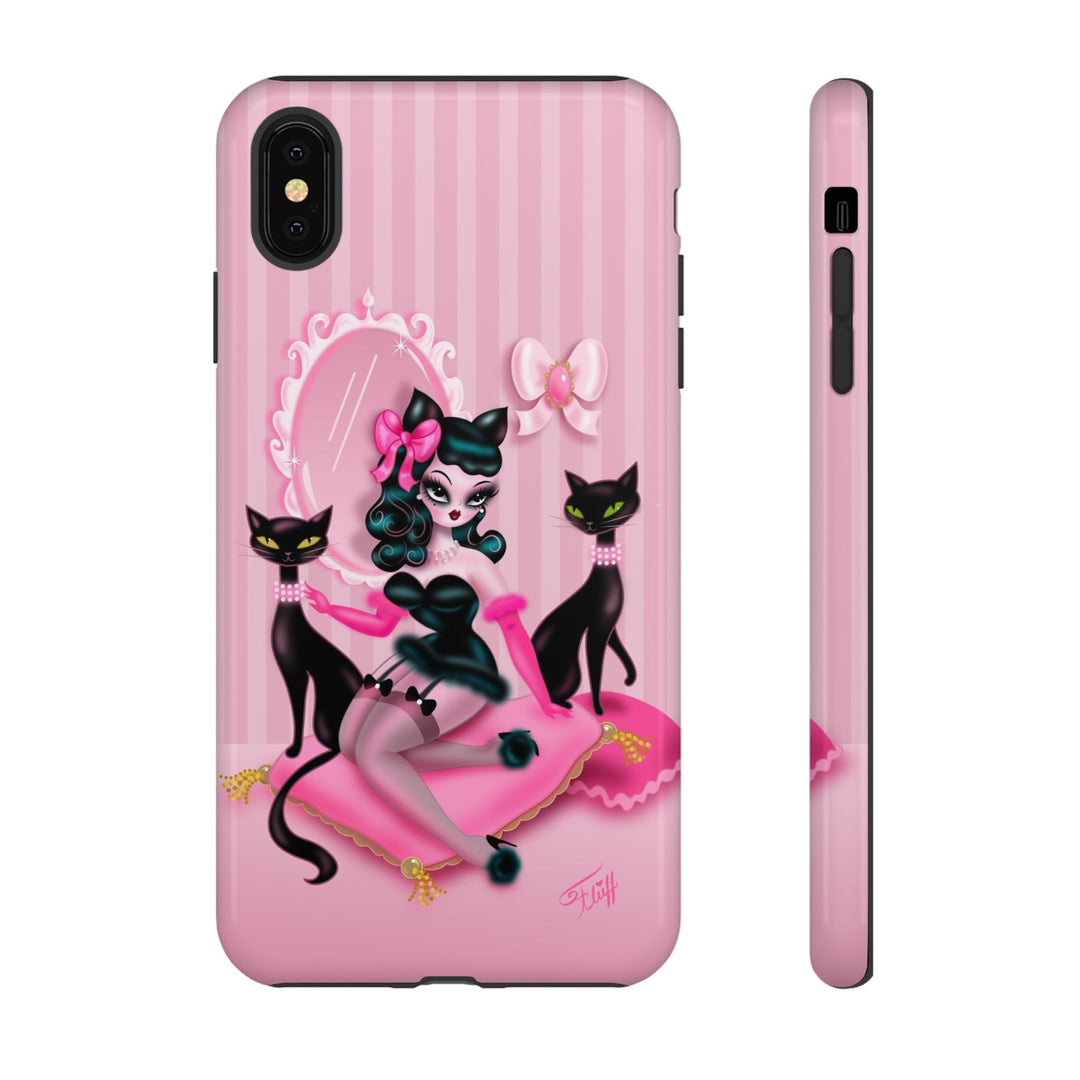 Kitten Boudoir Doll • Tough Phone Case