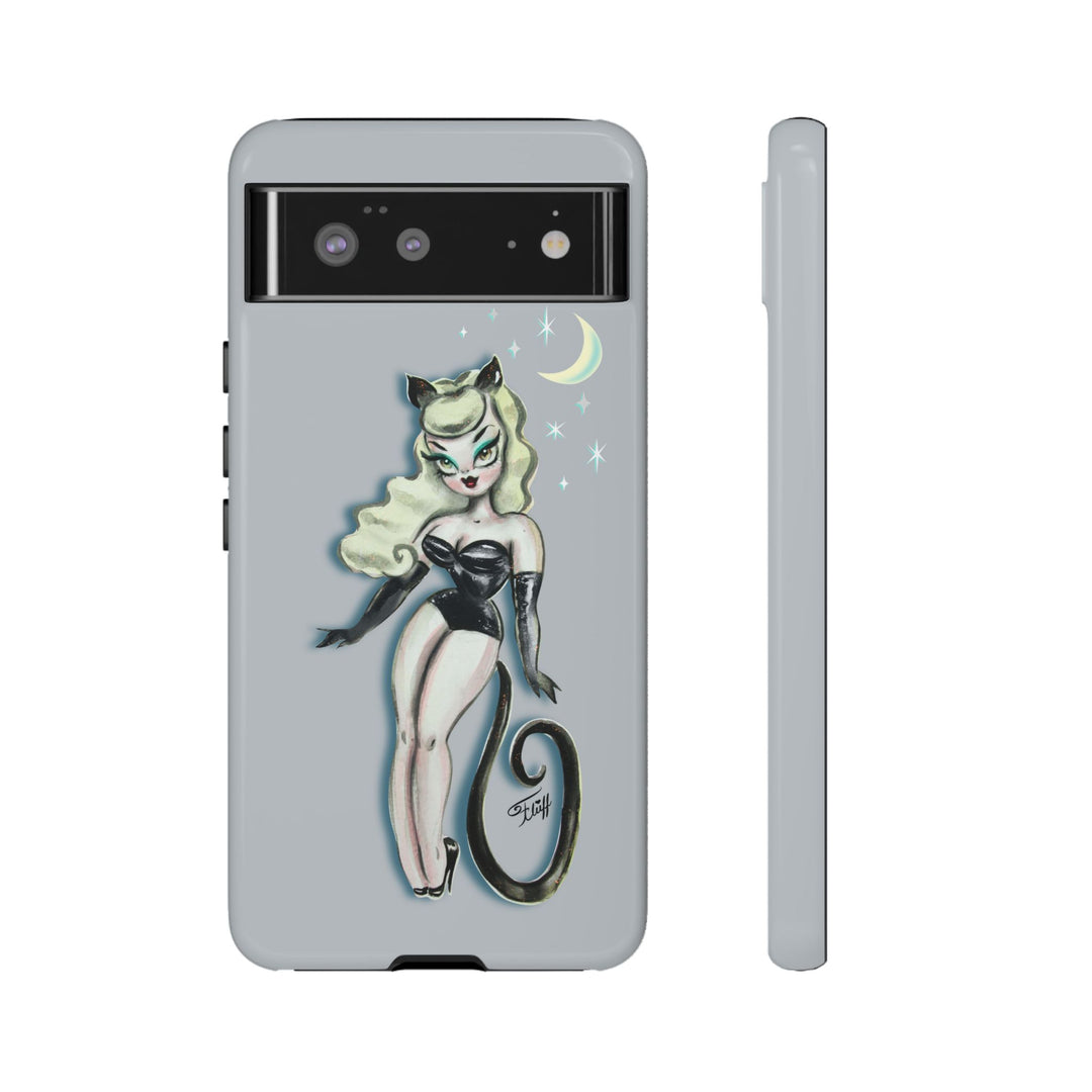 Blonde Cat Girl • Tough Phone Case