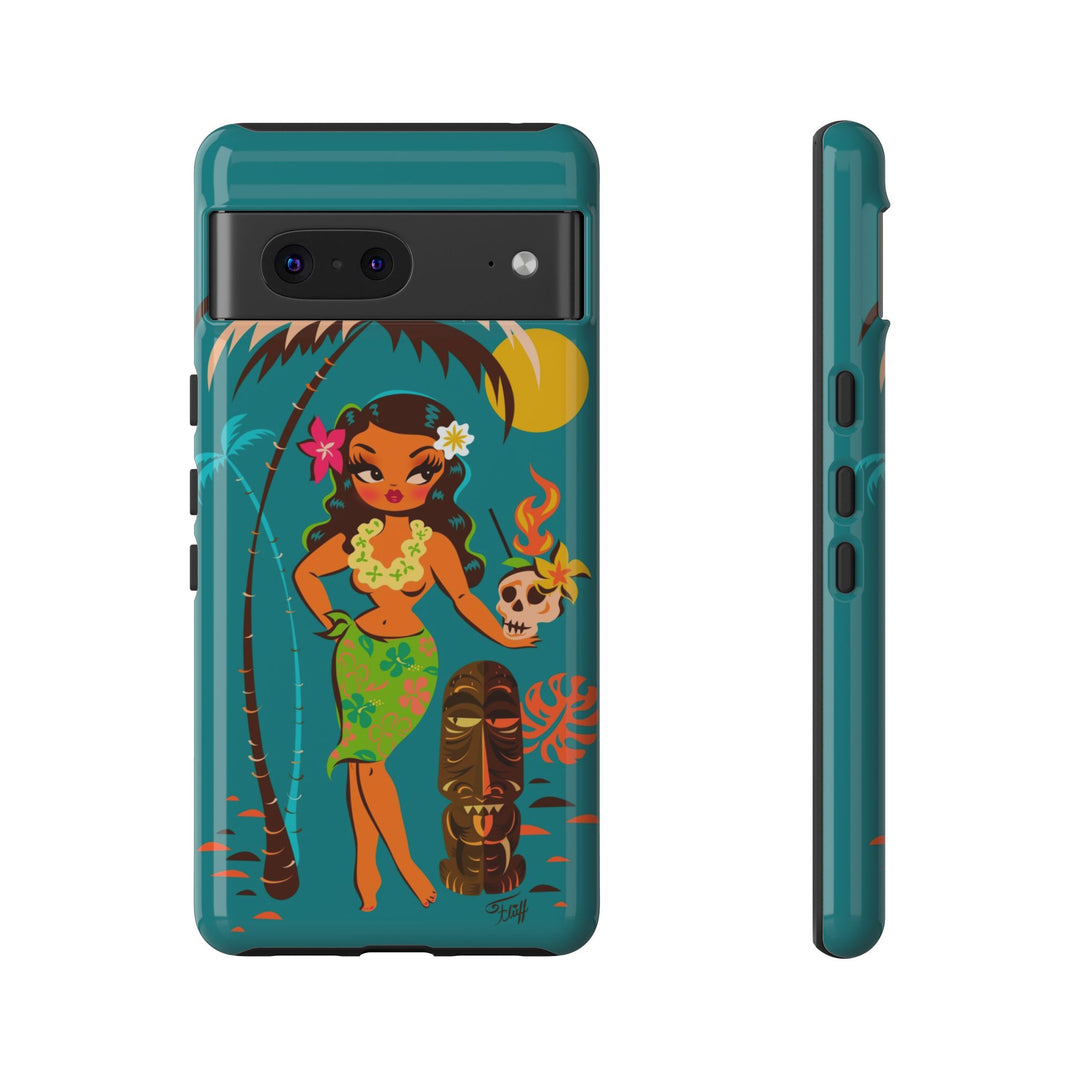 Tiki Temptress • With Skull Mug • Phone Case