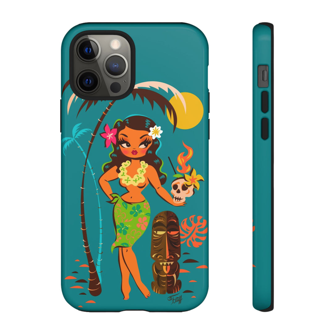 Tiki Temptress • With Skull Mug • Phone Case