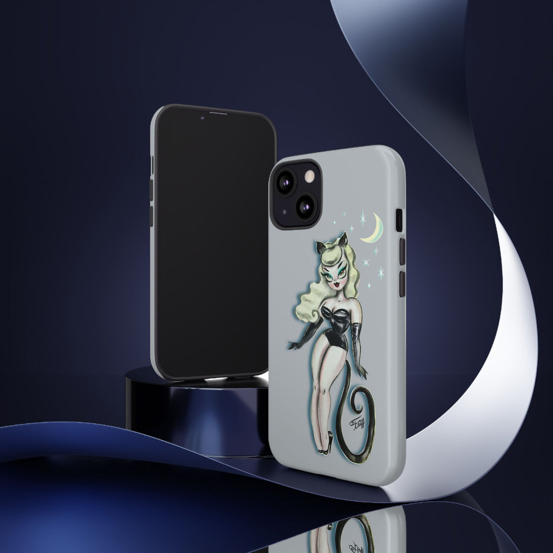 Blonde Cat Girl • Tough Phone Case