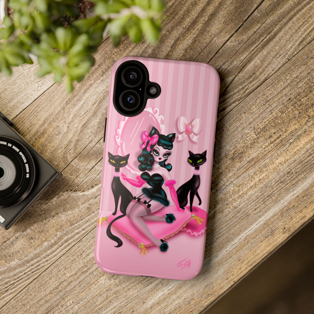 Kitten Boudoir Doll • Tough Phone Case