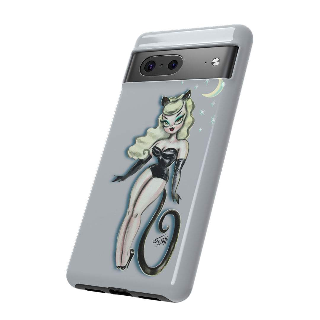 Blonde Cat Girl • Tough Phone Case