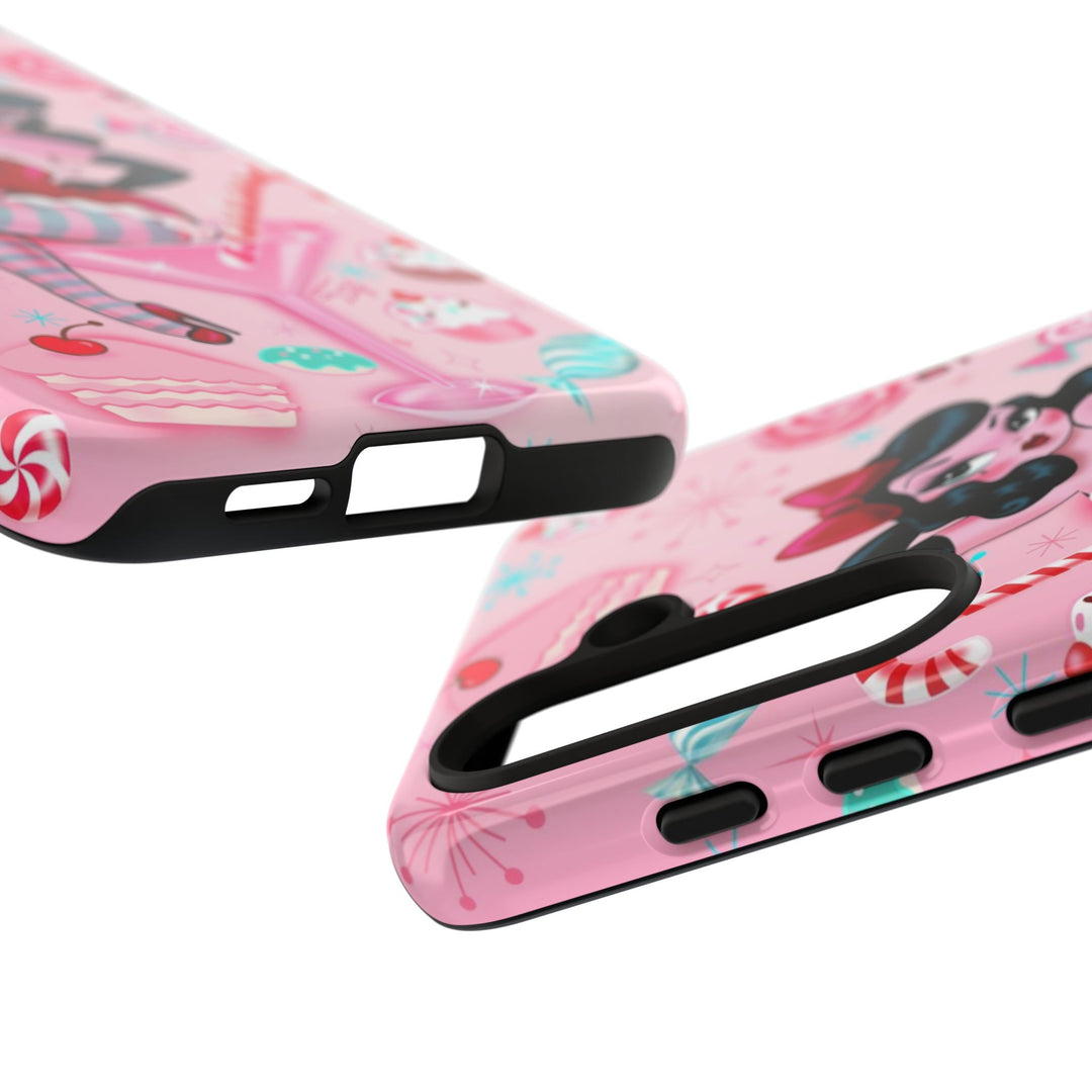 Candy Cane Martini Girl • Case Mate Galaxy S7 & S9 Slim Phone Case