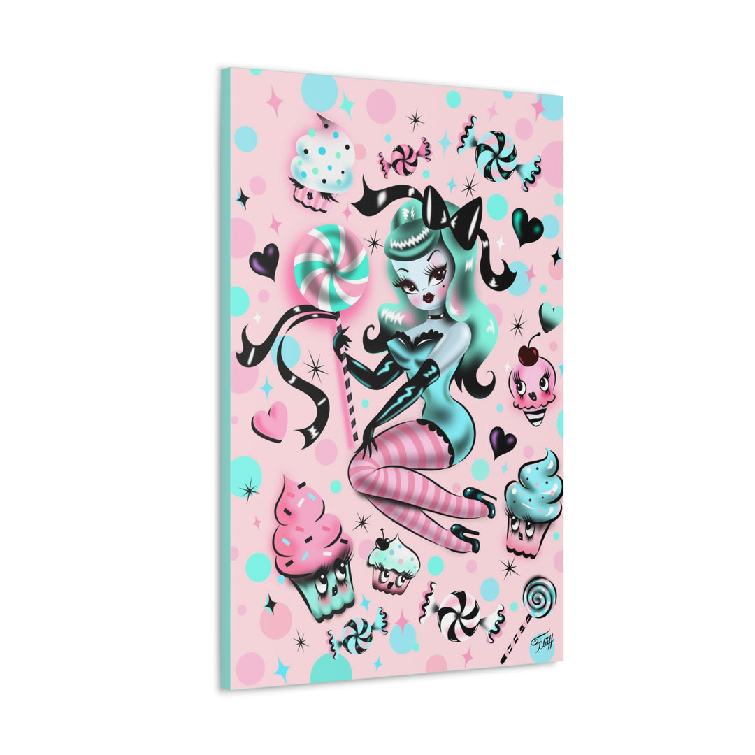 Mint Sugar Doll • Canvas Gallery Wrap