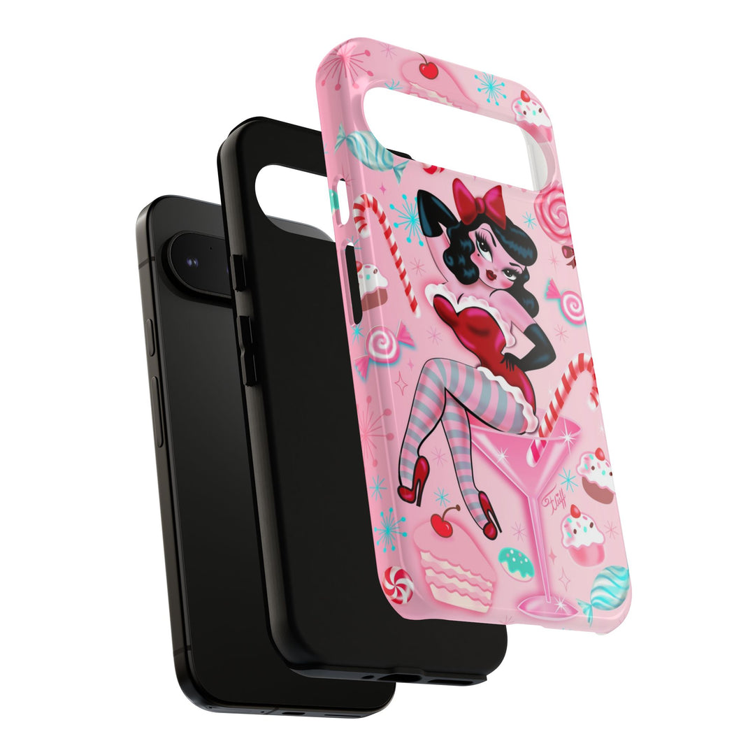 Candy Cane Martini Girl • Case Mate Galaxy S7 & S9 Slim Phone Case