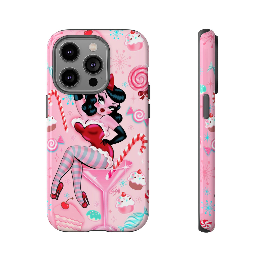 Candy Cane Martini Girl • Case Mate Galaxy S7 & S9 Slim Phone Case