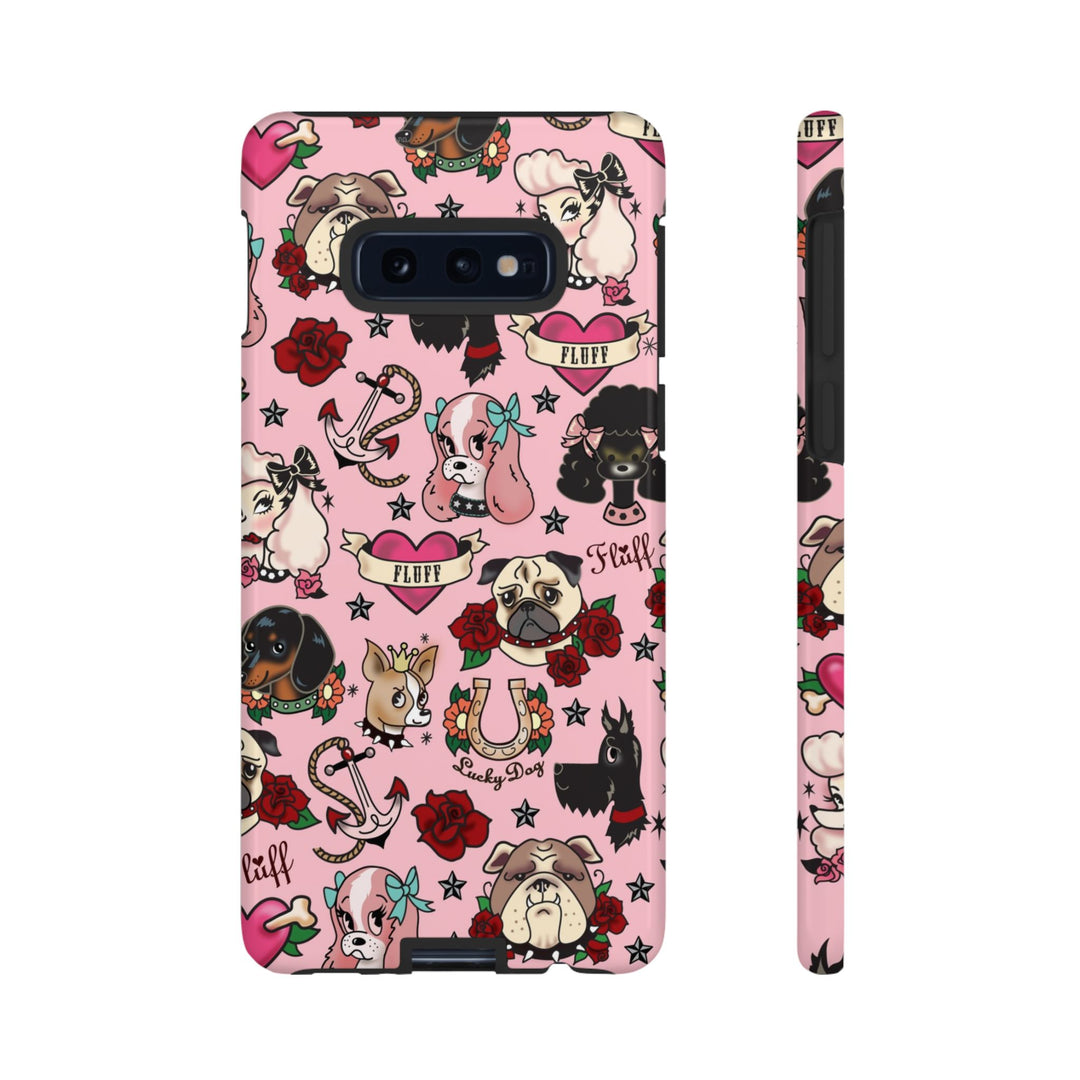 Tattoo Pooch Pink • Tough Phone Case