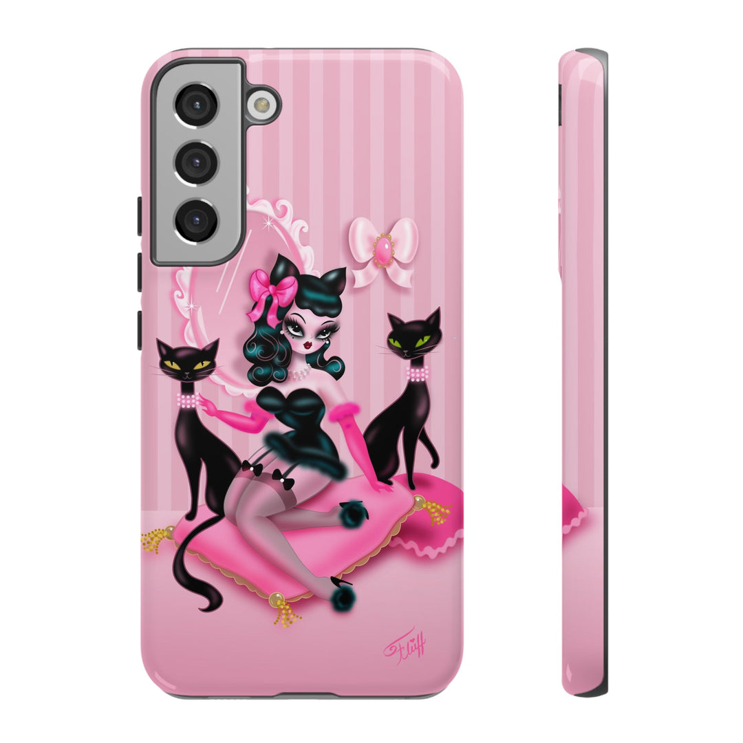 Kitten Boudoir Doll • Tough Phone Case