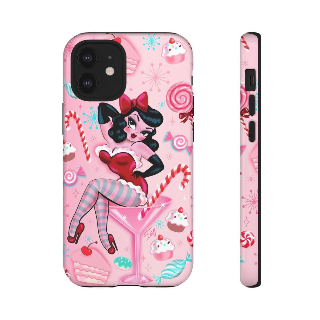 Candy Cane Martini Girl • Case Mate Galaxy S7 & S9 Slim Phone Case