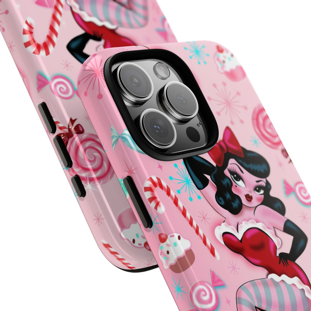 Candy Cane Martini Girl • Case Mate Galaxy S7 & S9 Slim Phone Case