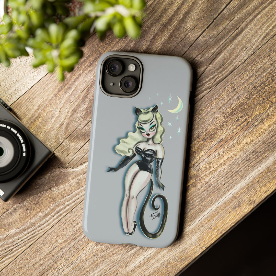Blonde Cat Girl • Tough Phone Case