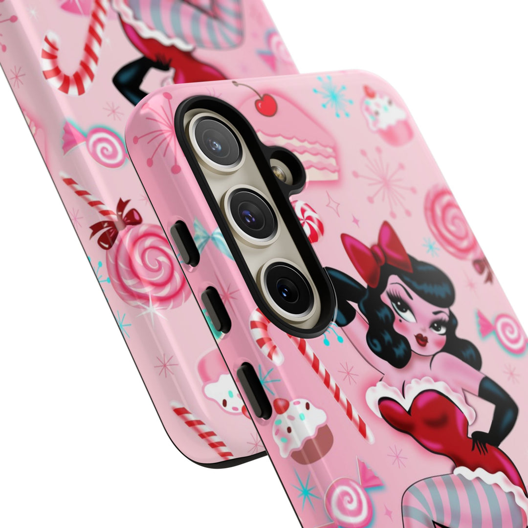 Candy Cane Martini Girl • Case Mate Galaxy S7 & S9 Slim Phone Case
