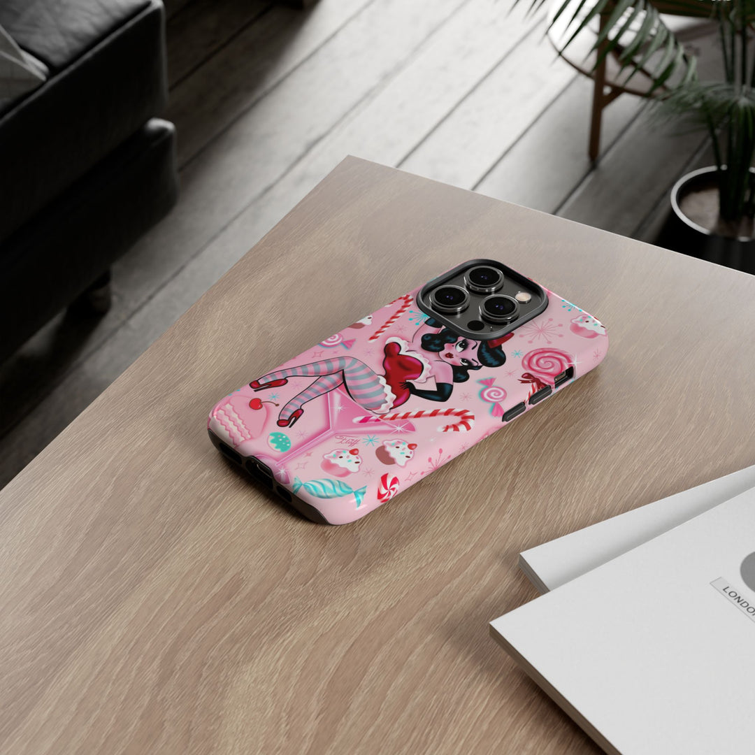 Candy Cane Martini Girl • Case Mate Galaxy S7 & S9 Slim Phone Case