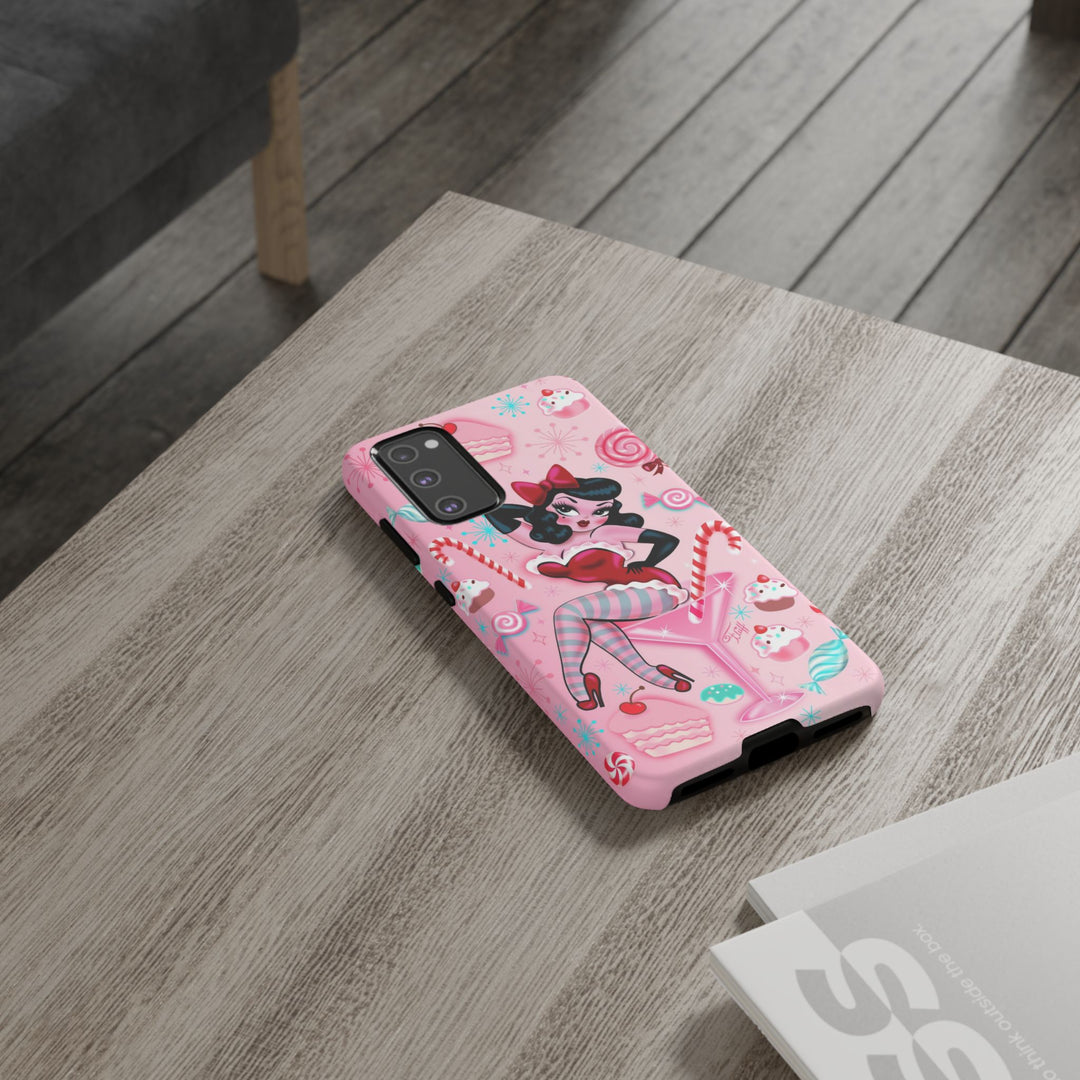 Candy Cane Martini Girl • Case Mate Galaxy S7 & S9 Slim Phone Case