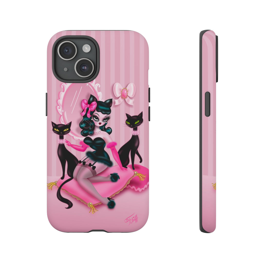 Kitten Boudoir Doll • Tough Phone Case