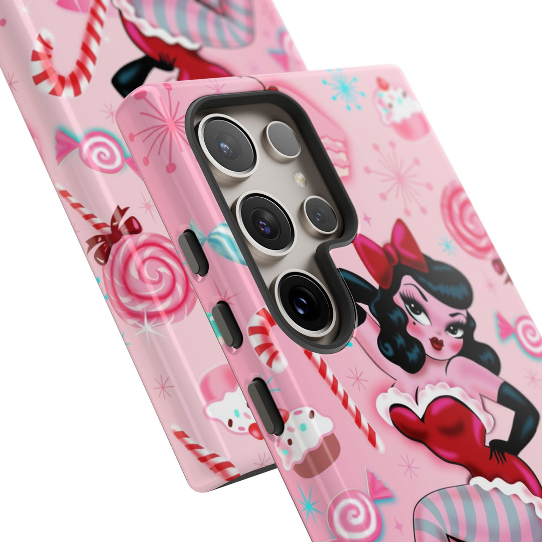Candy Cane Martini Girl • Case Mate Galaxy S7 & S9 Slim Phone Case