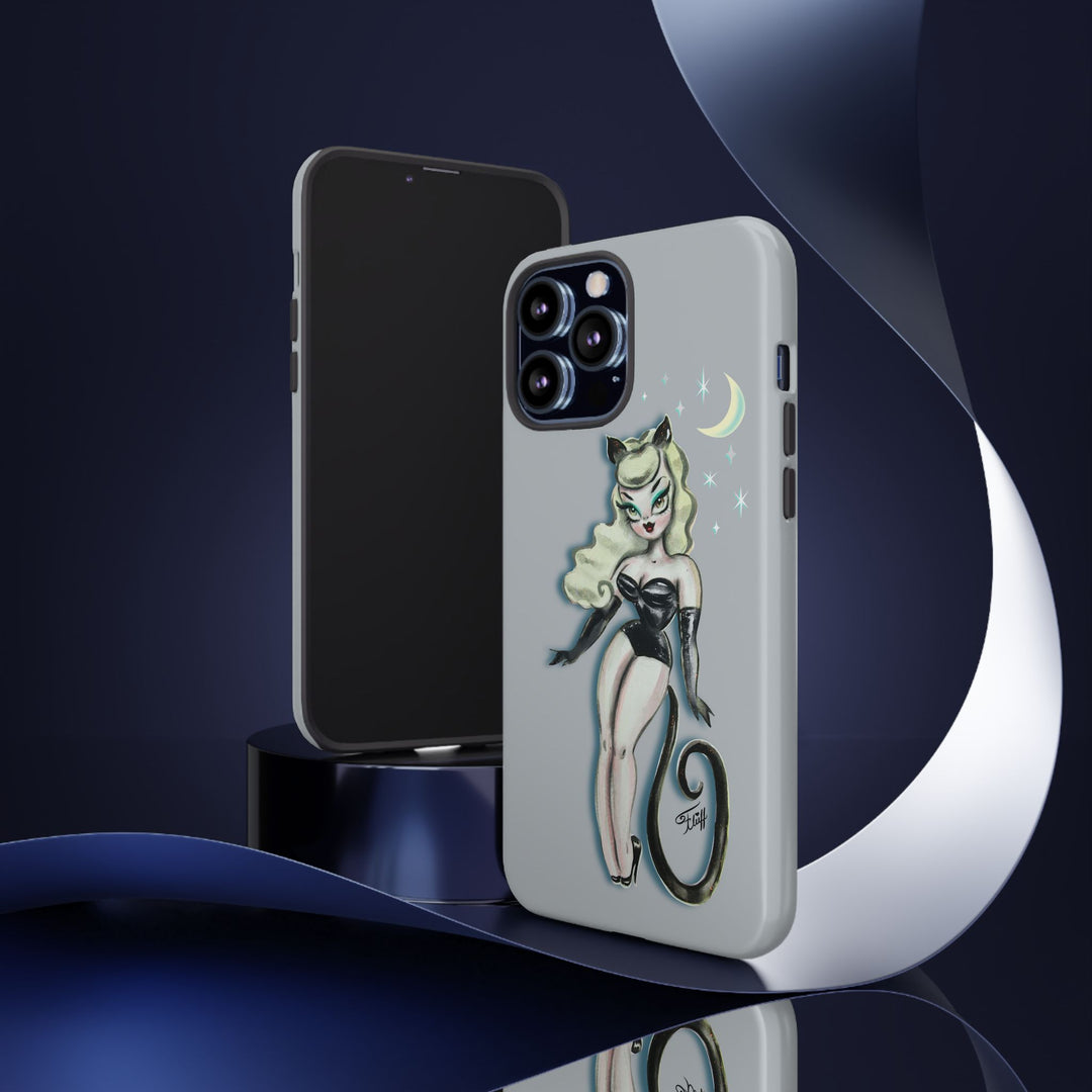 Blonde Cat Girl • Tough Phone Case