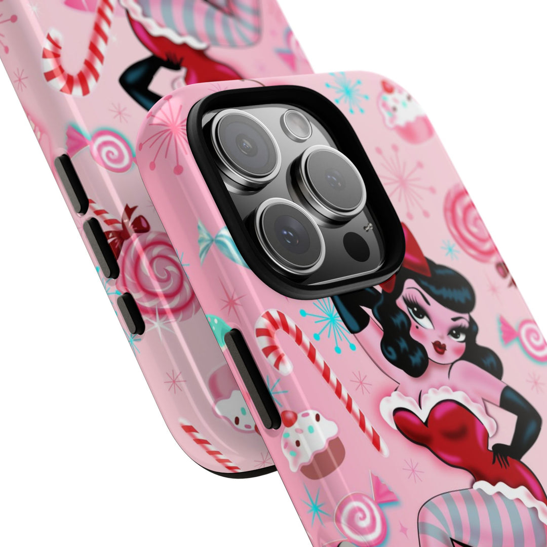 Candy Cane Martini Girl • Case Mate Galaxy S7 & S9 Slim Phone Case