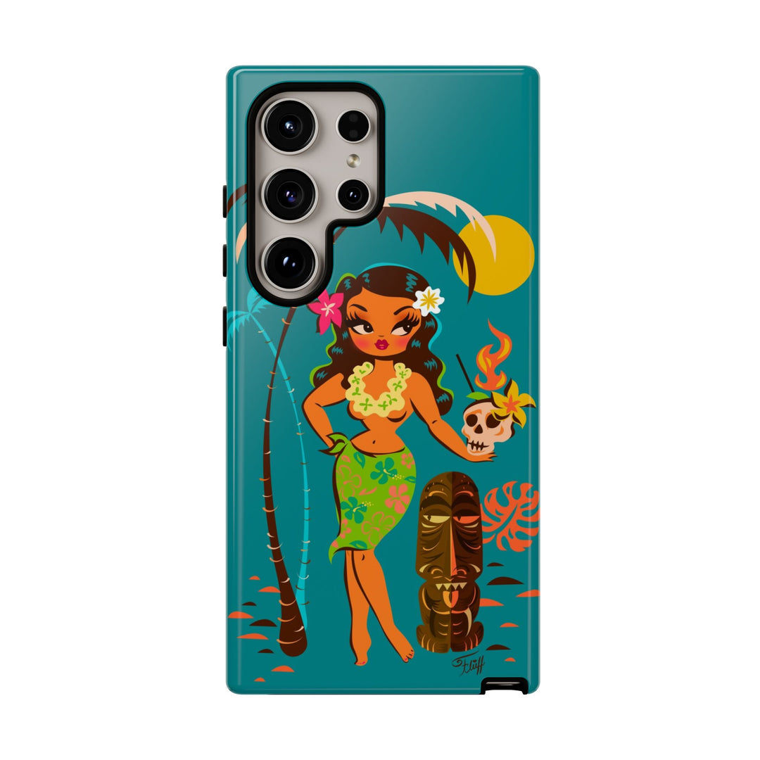 Tiki Temptress • With Skull Mug • Phone Case
