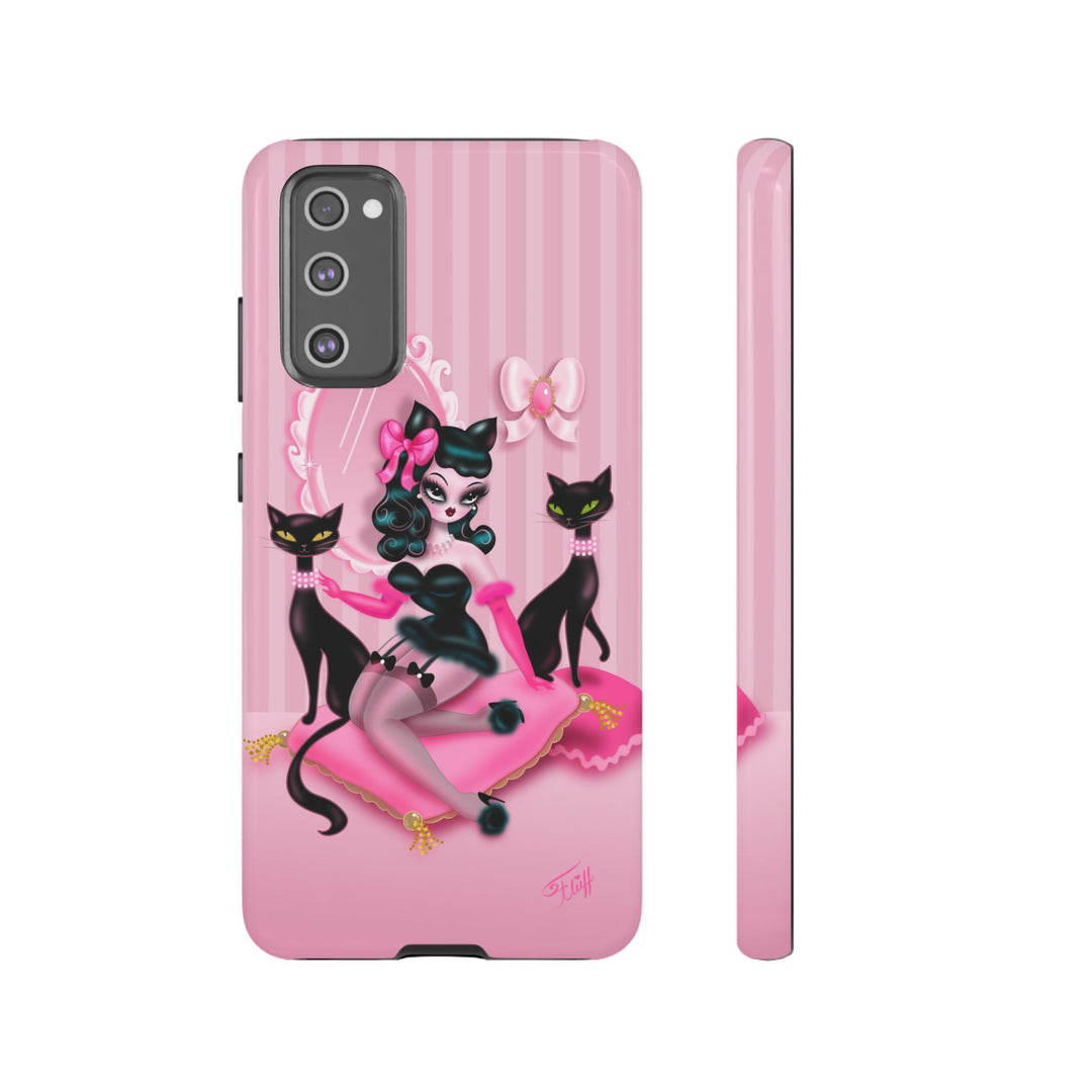 Kitten Boudoir Doll • Tough Phone Case