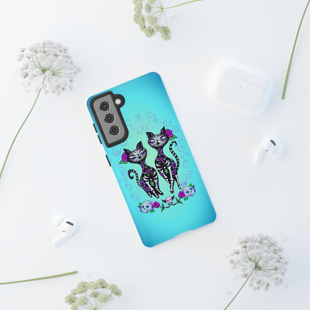 Sugar Skull Cats • Tough Phone Case