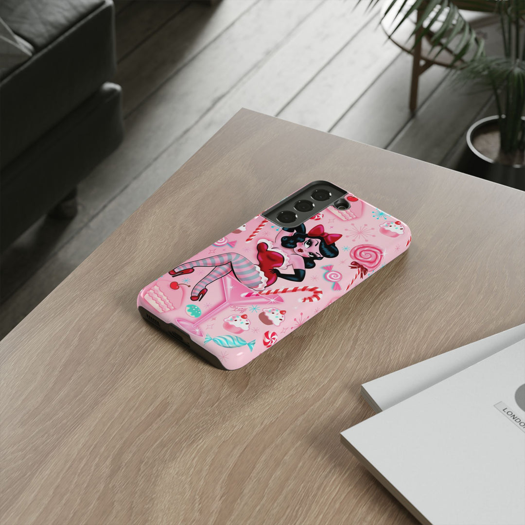 Candy Cane Martini Girl • Case Mate Galaxy S7 & S9 Slim Phone Case