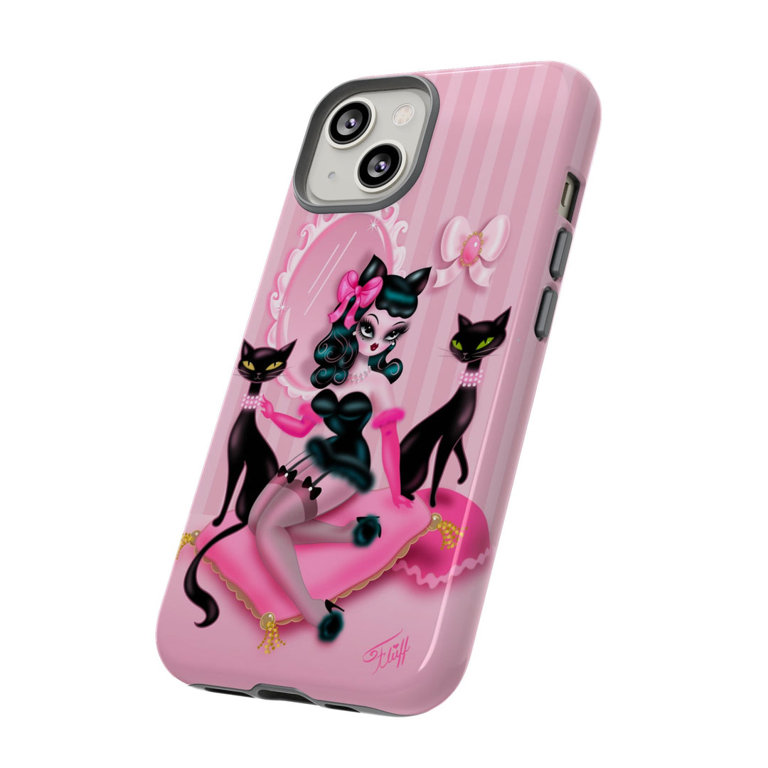 Kitten Boudoir Doll • Tough Phone Case