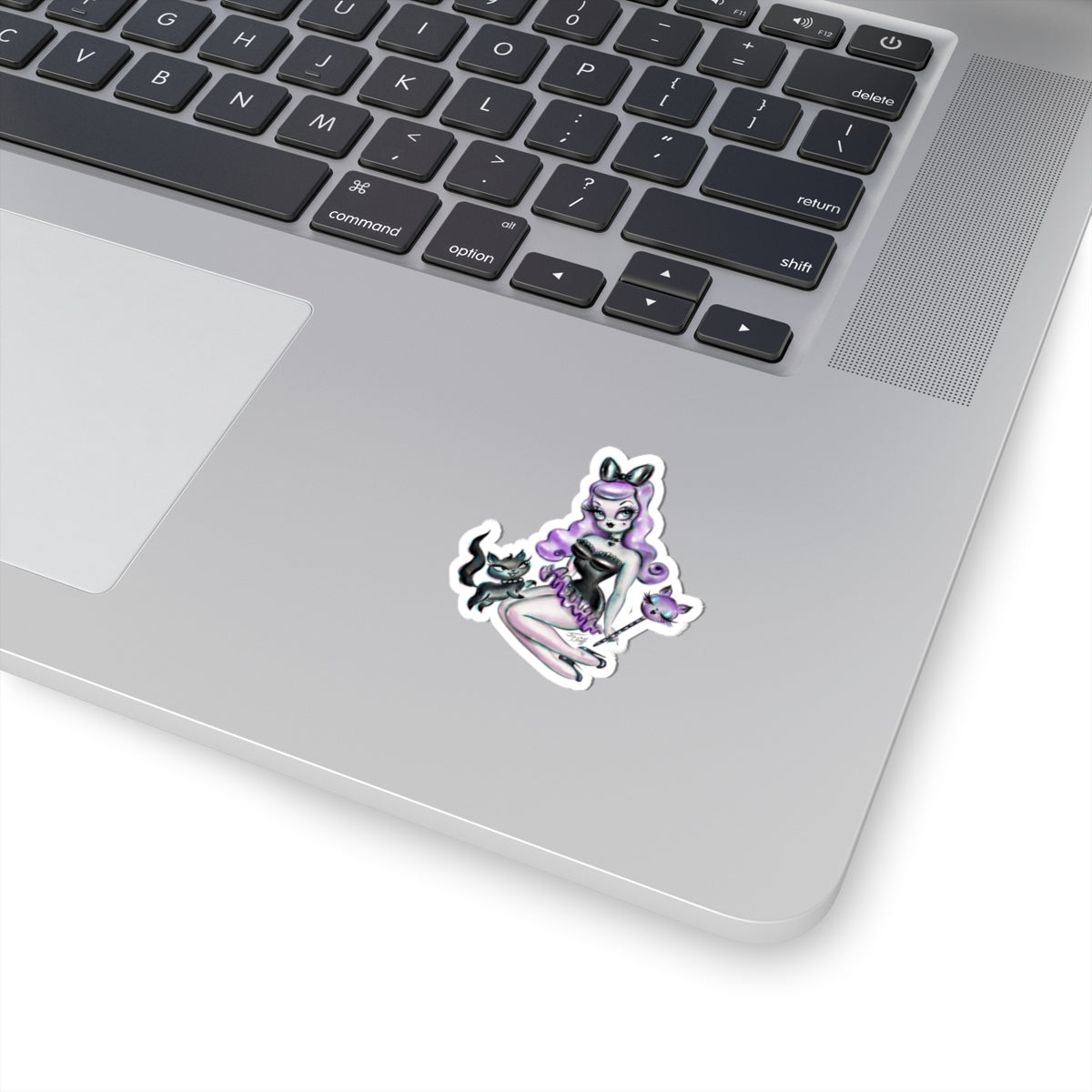 Purple Goth Candy Doll • Kiss-Cut Sticker