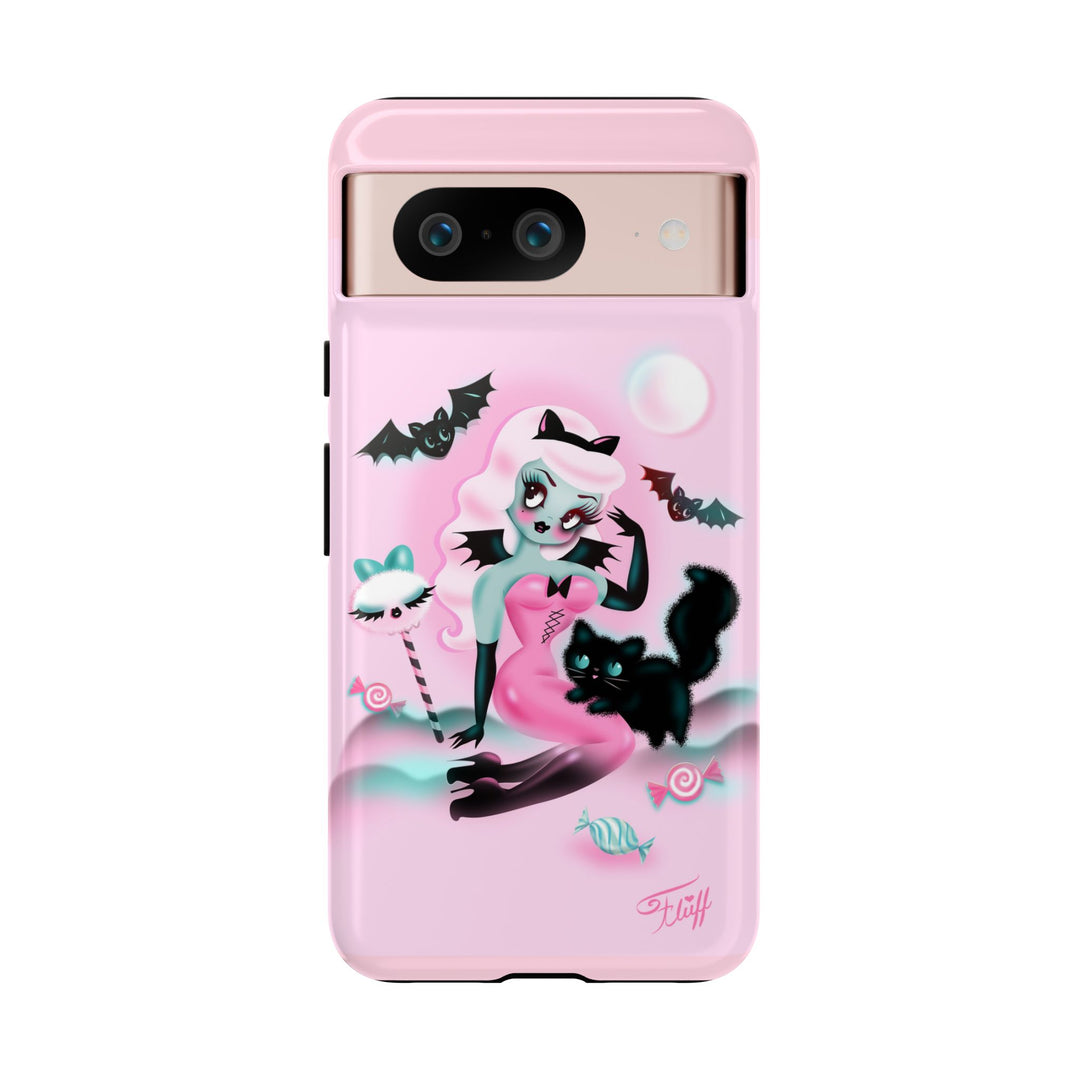 Pastel Candy Vampire with Kitty • Tough Phone Case