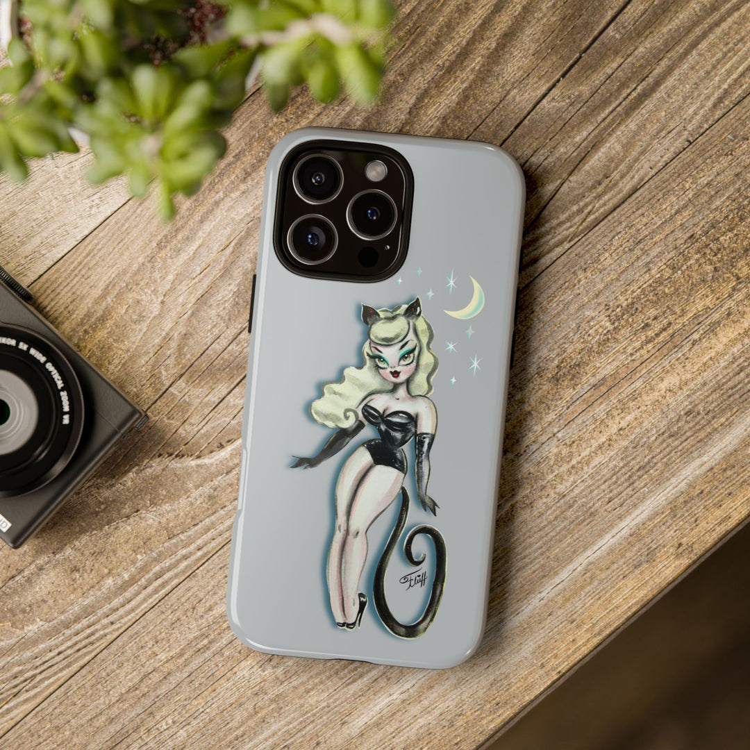 Blonde Cat Girl • Tough Phone Case