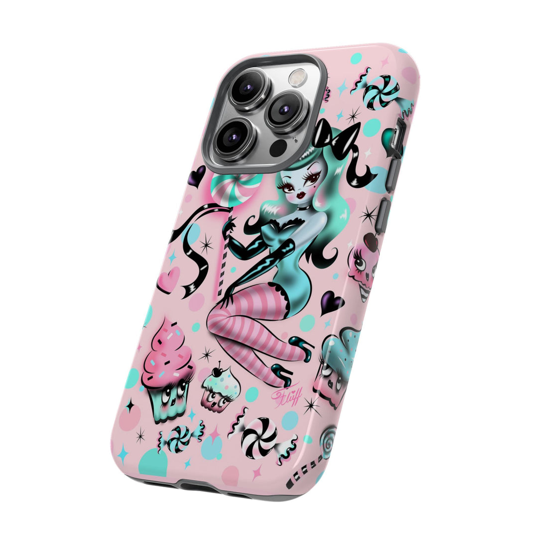 Mint Sugar Pinup • Tough Phone Case