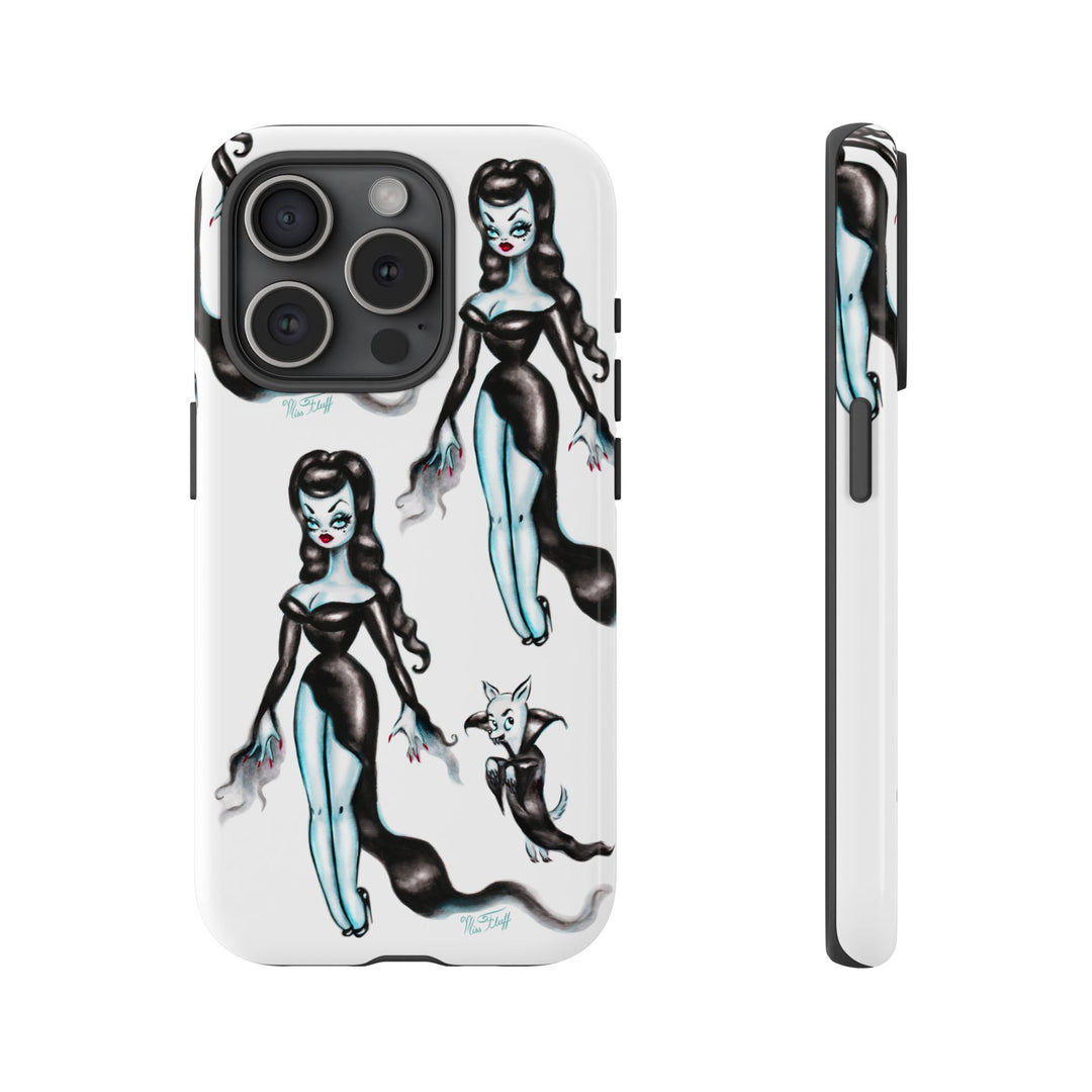Vampira with Nosferachi • Tough Phone Case