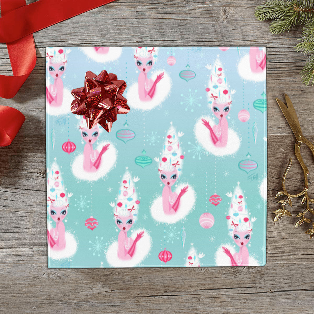 Christmas Coiffure • Gift Wrap Paper 3 Rolls