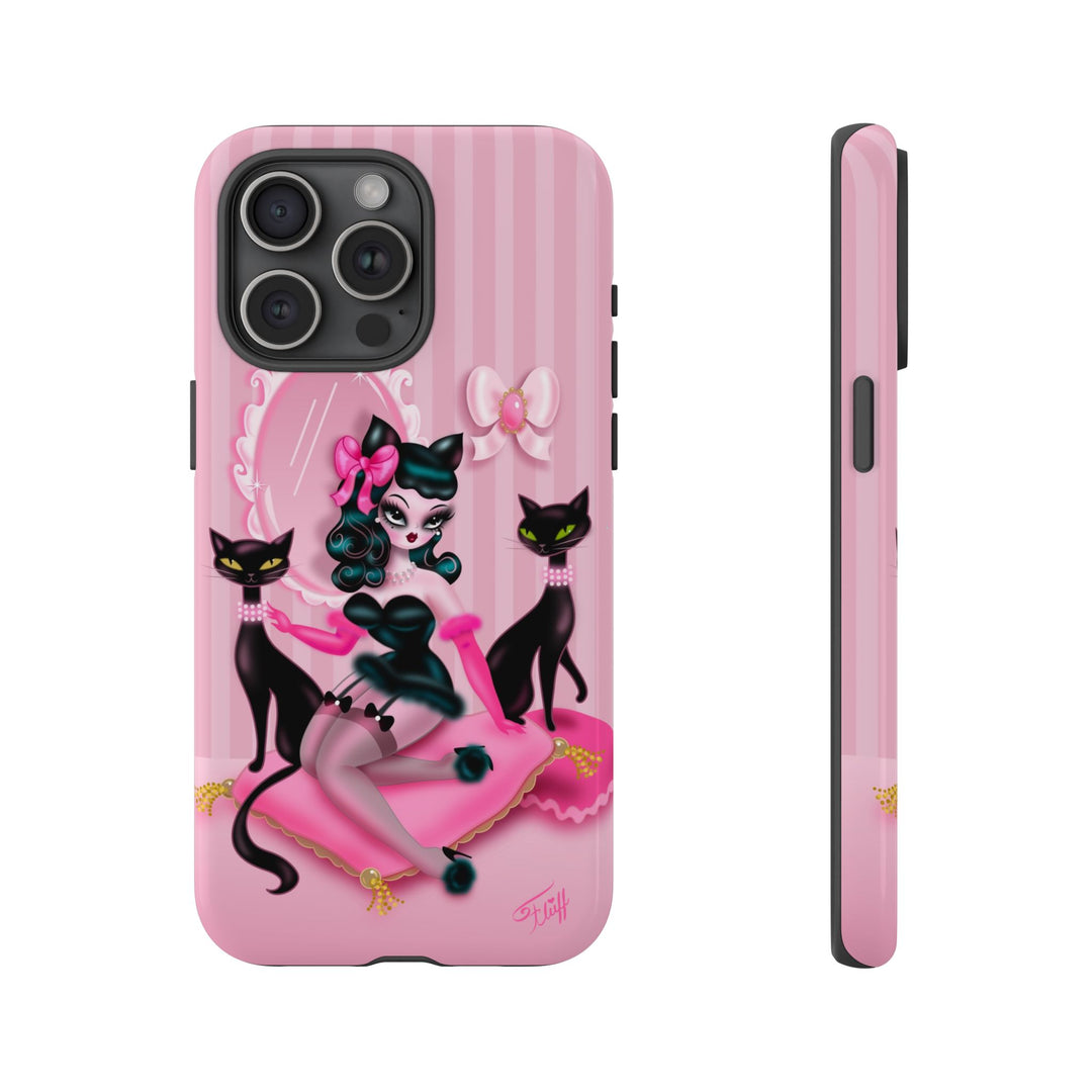 Kitten Boudoir Doll • Tough Phone Case