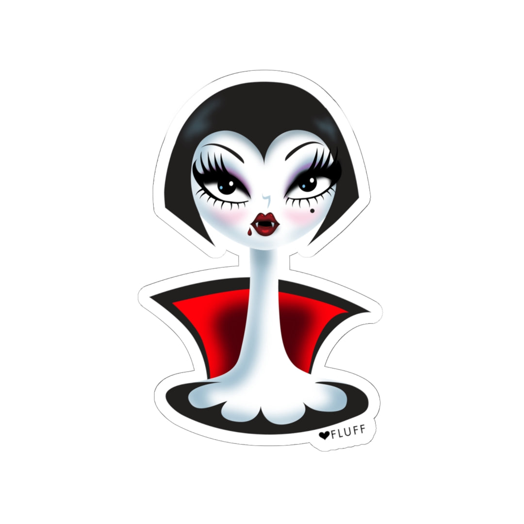Draculina Vampire Doll • Kiss-Cut Sticker