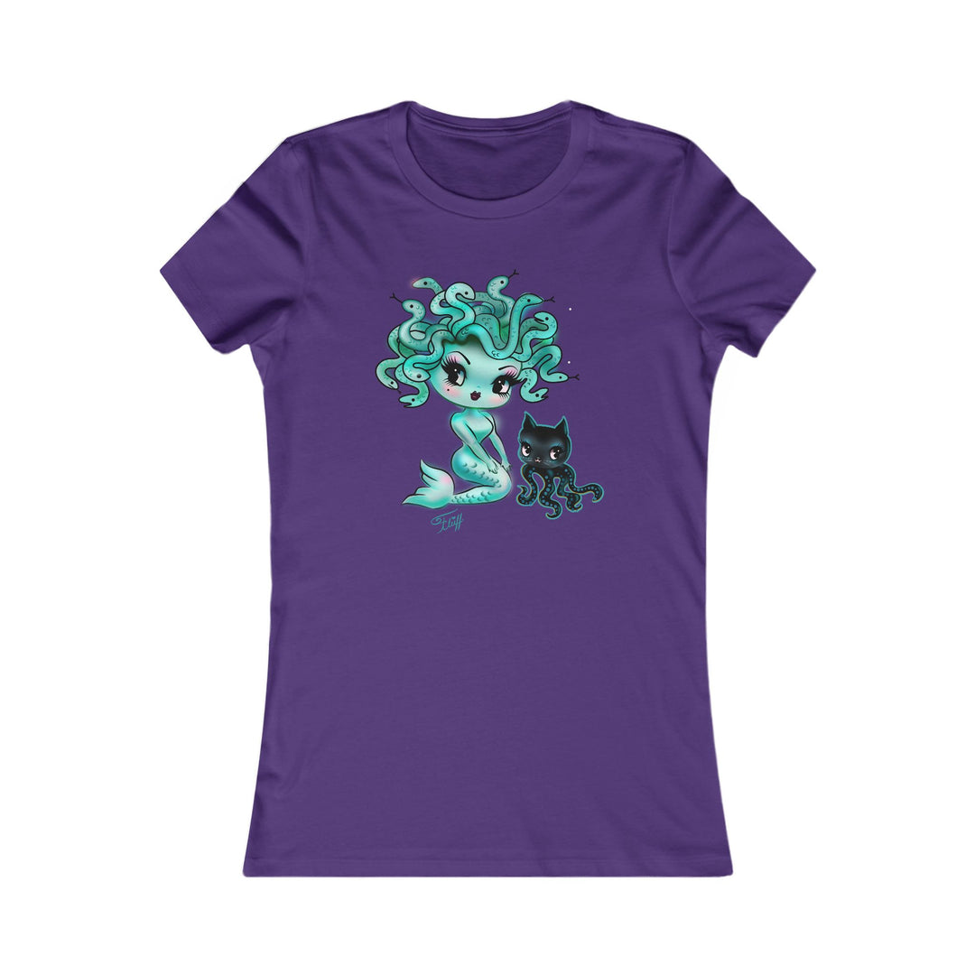 Baby Medusa Mermaid • Women's Form Fitting Tee
